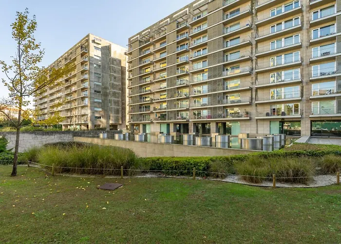 Appartement Premium Flat W/ Pool, Gym & Garage By Hostwise Vila Nova de Gaia